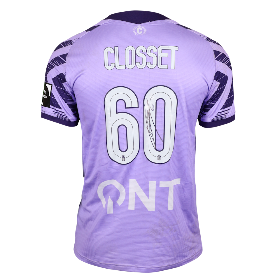 Nicolas Closset Sporting Charleroi shirt