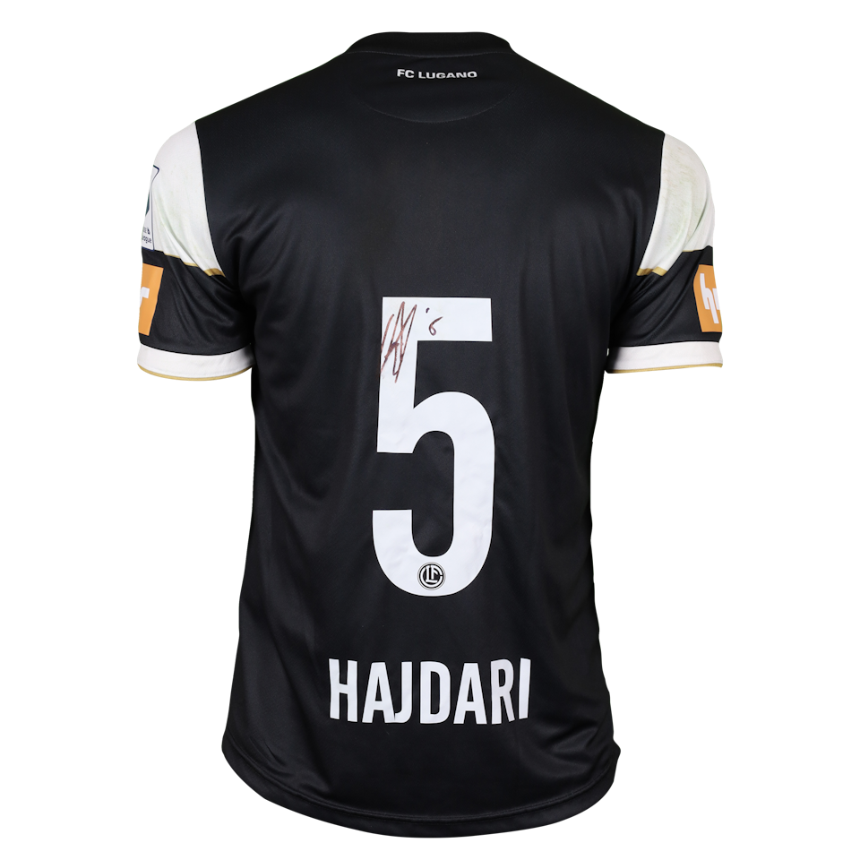 Albian Hajdari FC Lugano jersey