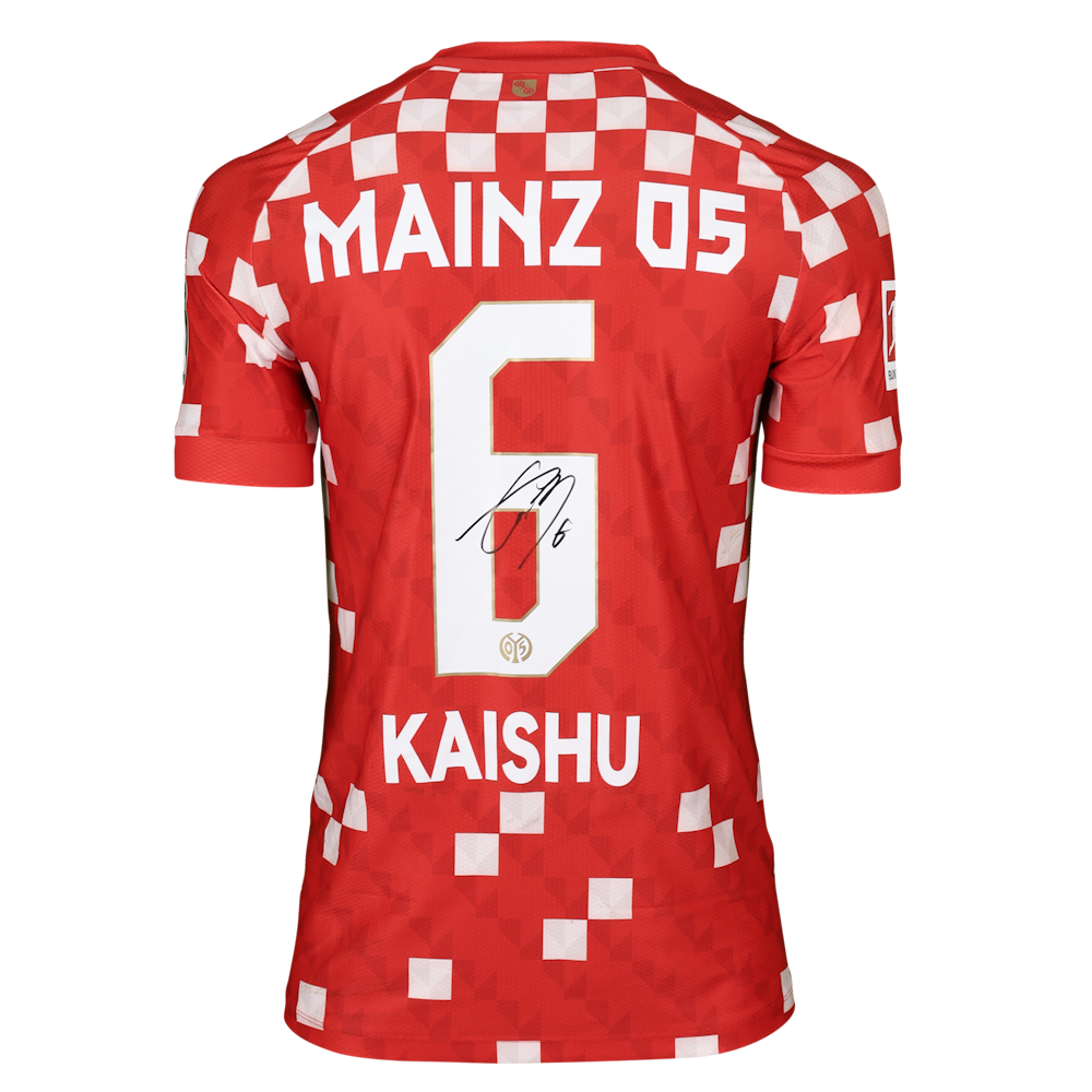 MAINZ 05 佐野海舟　ユニフォーム JAKO Kaishu Sano 佐野海舟| Holstein Kiel - Mainz 05 | MatchWornShirt