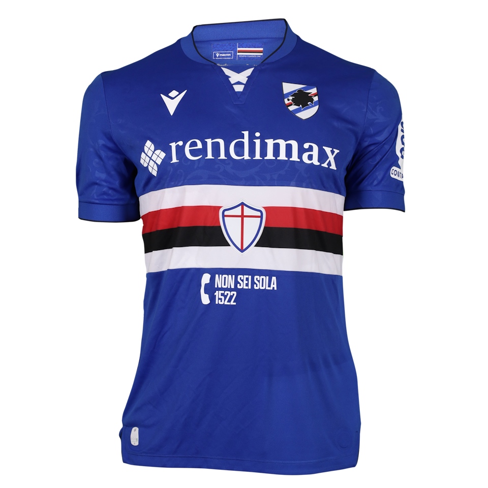 Sampdoria 팀의 Estanislau Pedrola Fortuny 셔츠