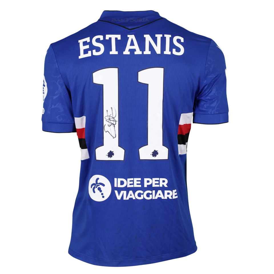 Sampdoria 팀의 Estanislau Pedrola Fortuny 셔츠