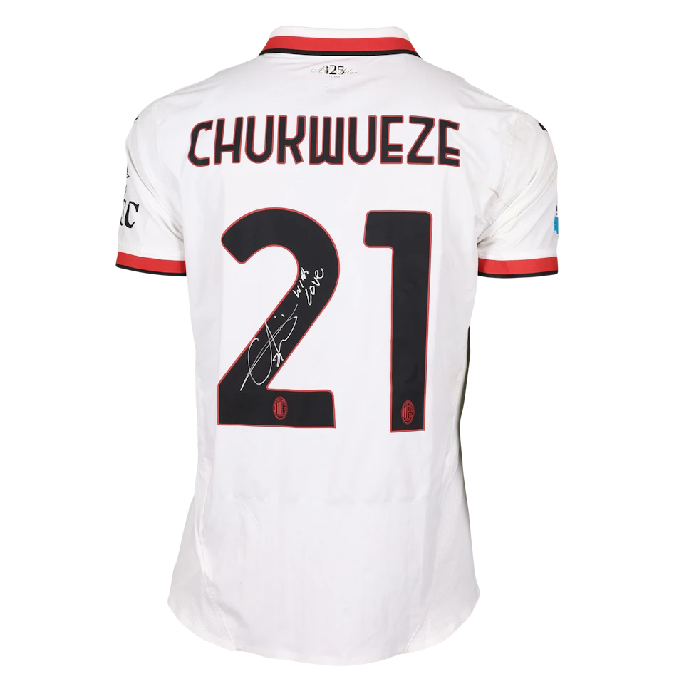 AC Milan 팀의 Samuel Chukwueze 셔츠