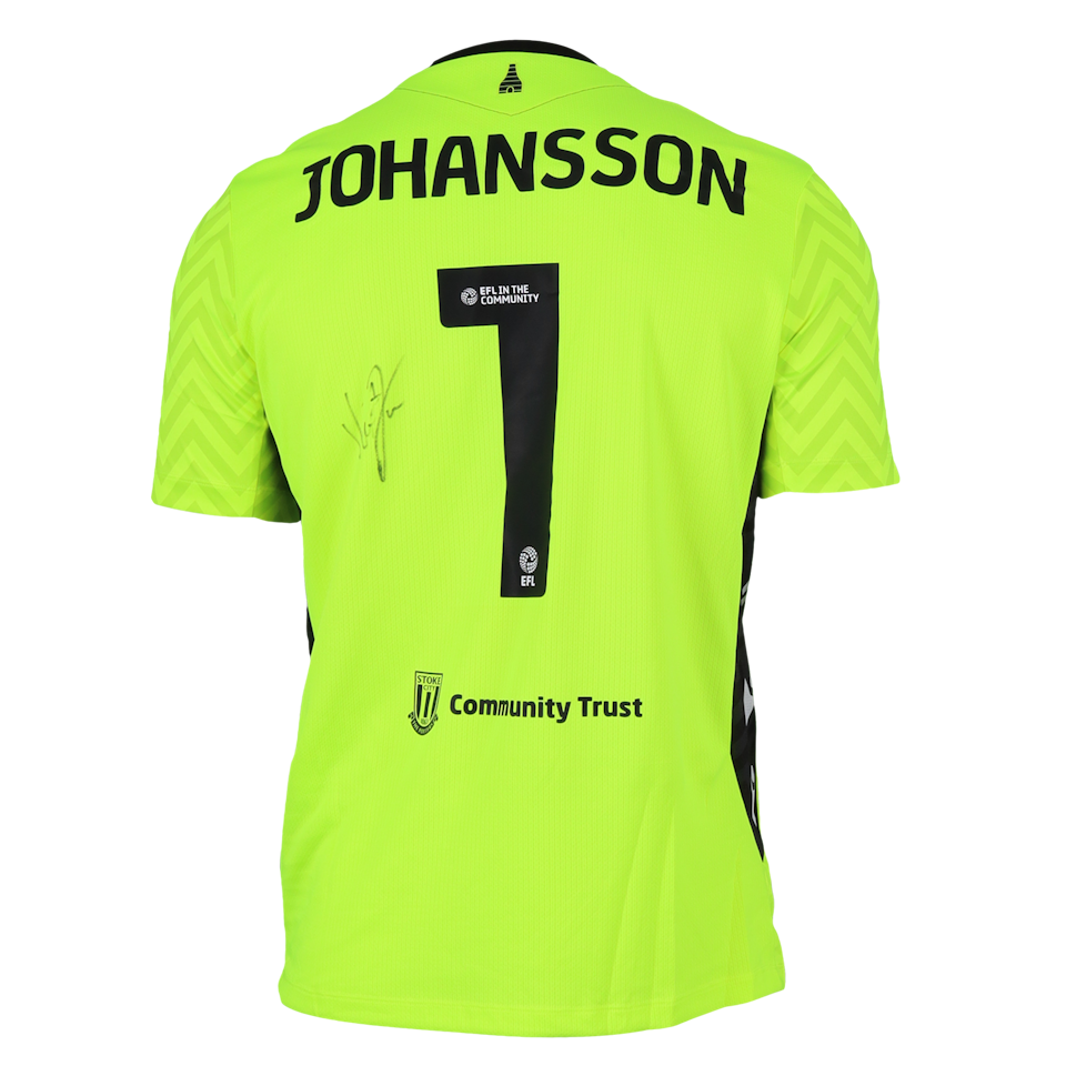 Viktor Johansson Stoke City shirt