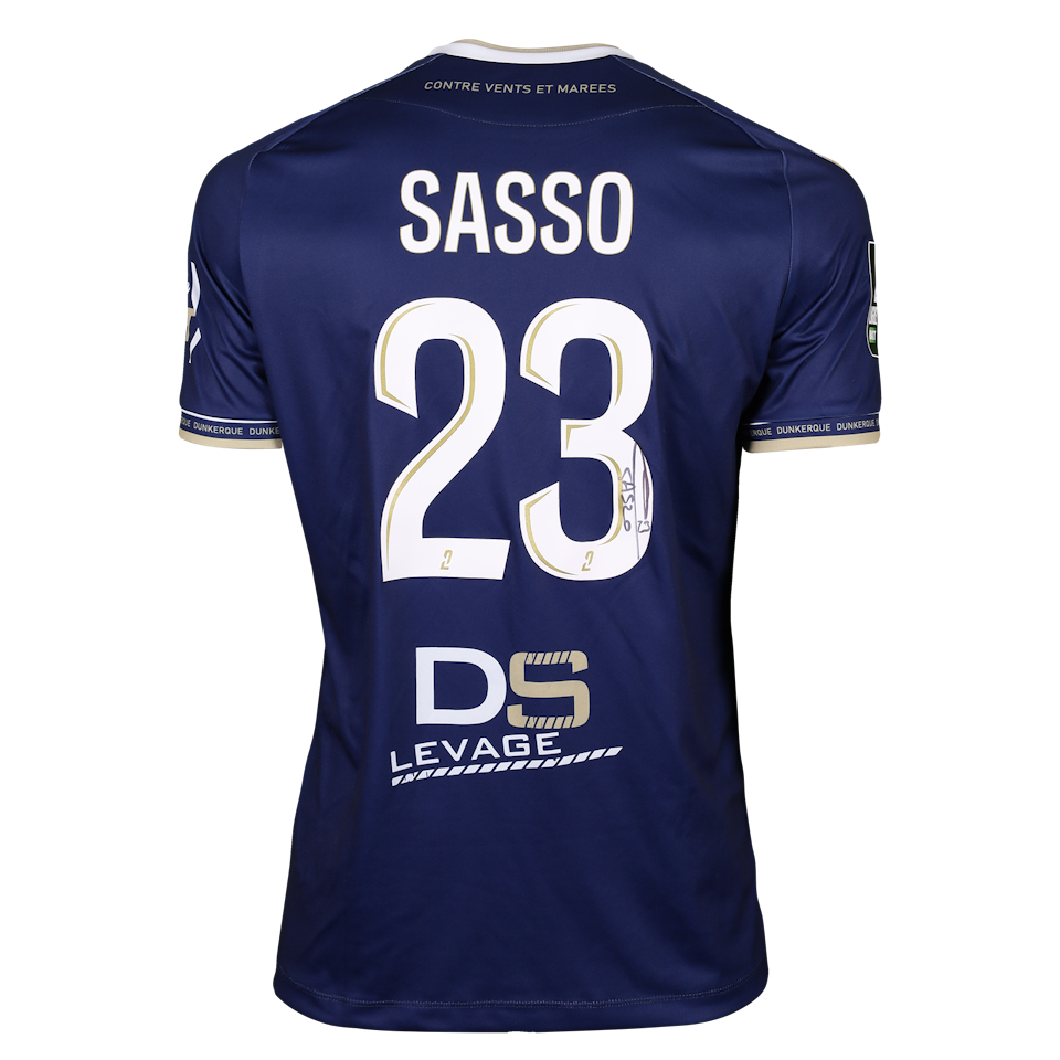 Maillot de Vincent Sasso (USL Dunkerque)