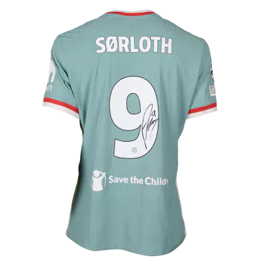 来自Atlético de Madrid的Alexander Sørloth球衣