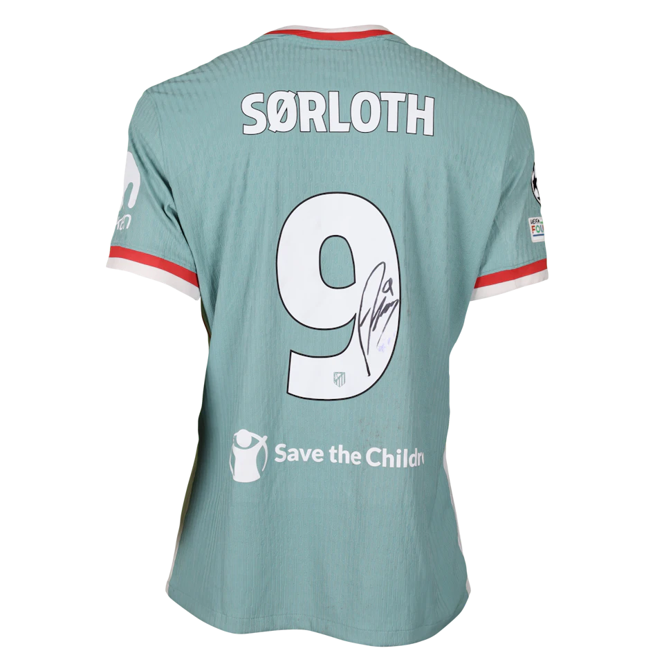 来自Atlético de Madrid的Alexander Sørloth球衣