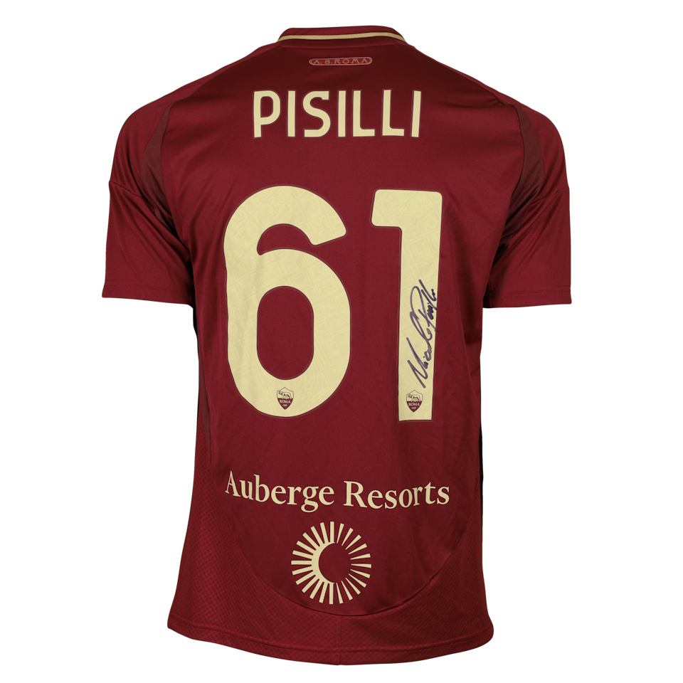 Niccolò Pisilli AS Roma shirt