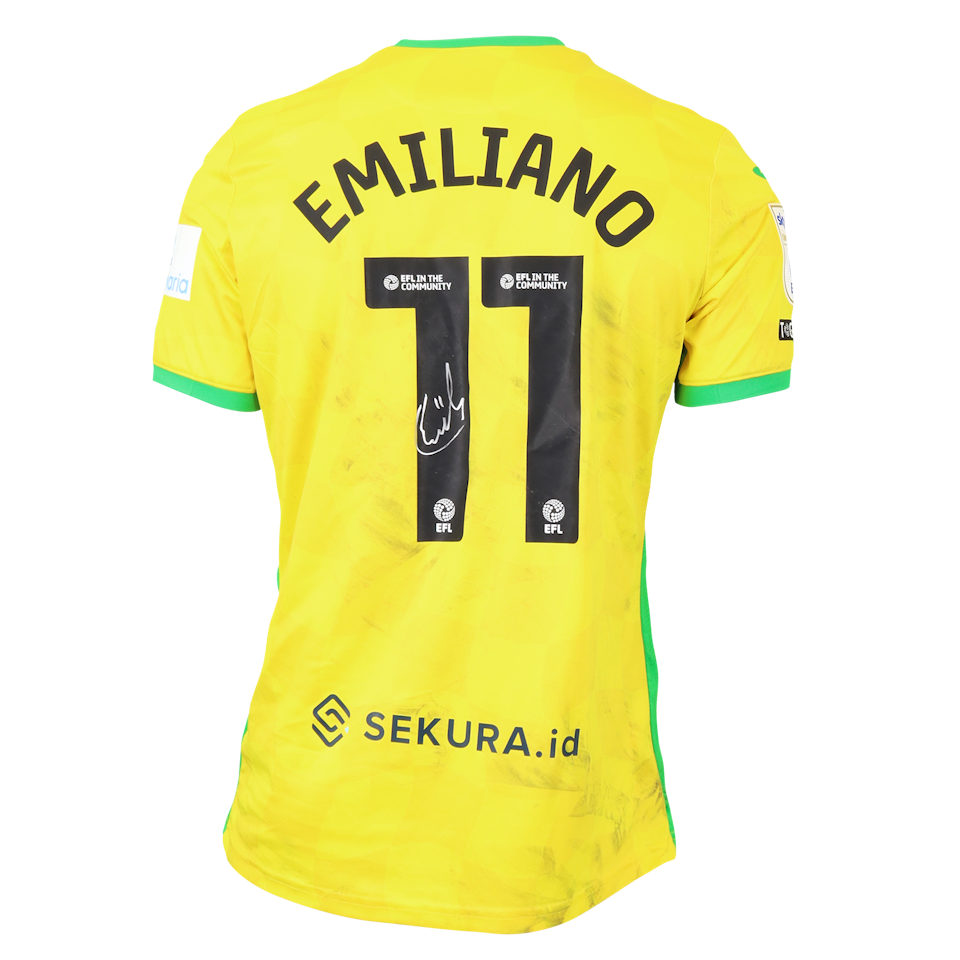 Emiliano Marcondes Camargo Hansen Norwich City shirt
