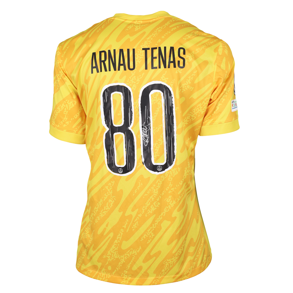 Arnau Tenas Ureña Paris Saint-Germain shirt