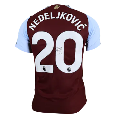 Kosta Nedeljković Aston Villa shirt