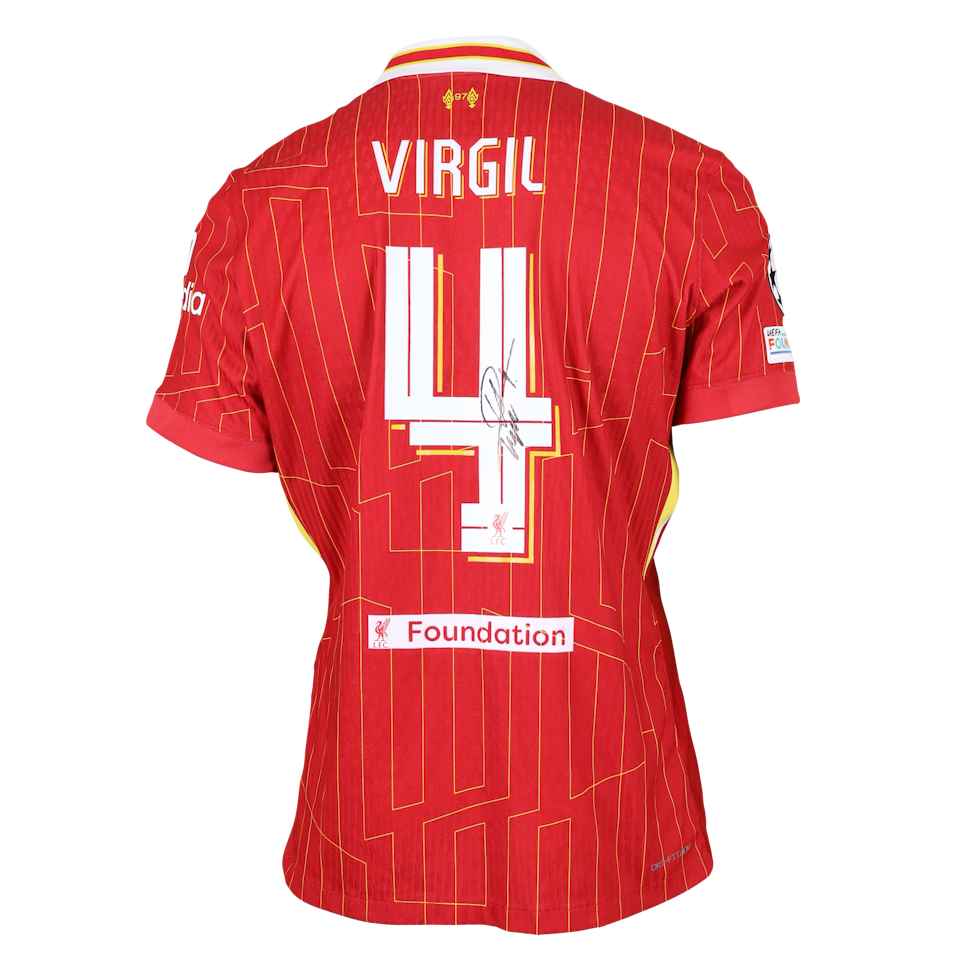 Virgil van Dijk Liverpool shirt