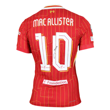 来自Liverpool的Alexis Mac Allister球衣