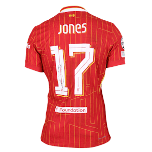 Curtis Jones Liverpool shirt