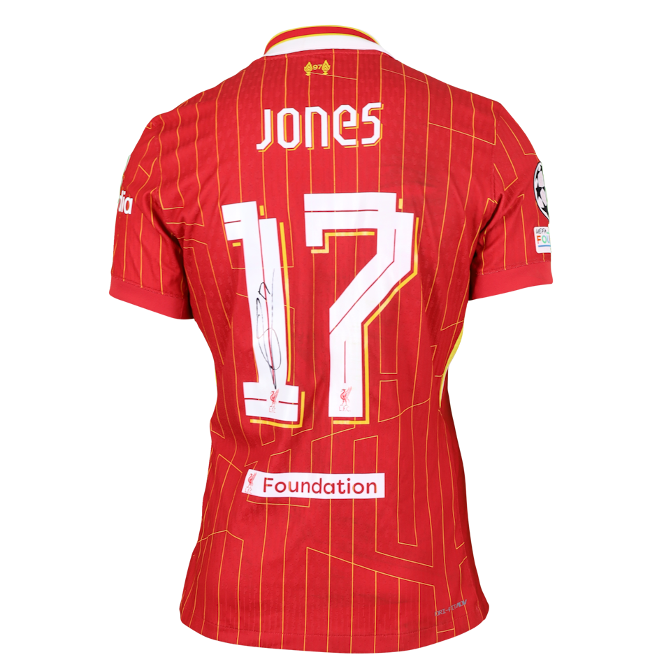 Curtis Jones Liverpool shirt