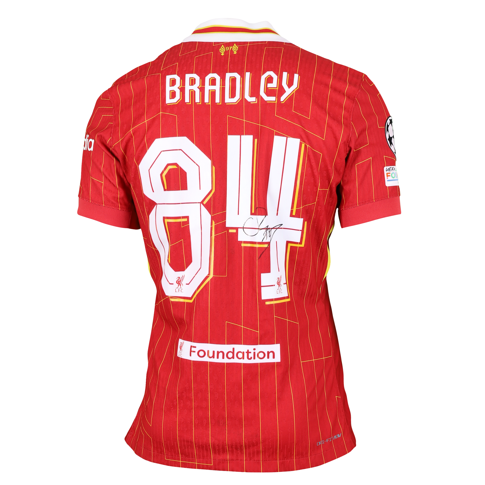 Liverpool FC ホームシャツ BRADLEY 12 Conor Bradley | Liverpool - Real Madrid | Liverpool FC