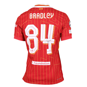 Conor Bradley Liverpool shirt