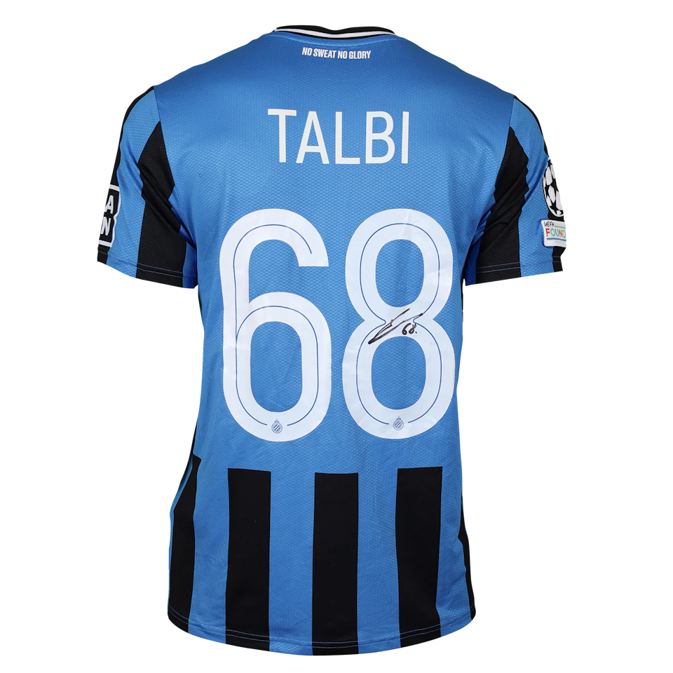 Club Brugge 팀의 Chemsdine Talbi 셔츠