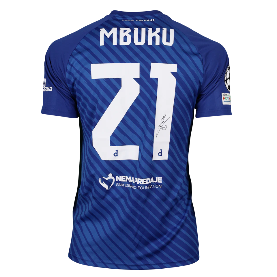Nathanaël Mbuku Dinamo Zagreb shirt