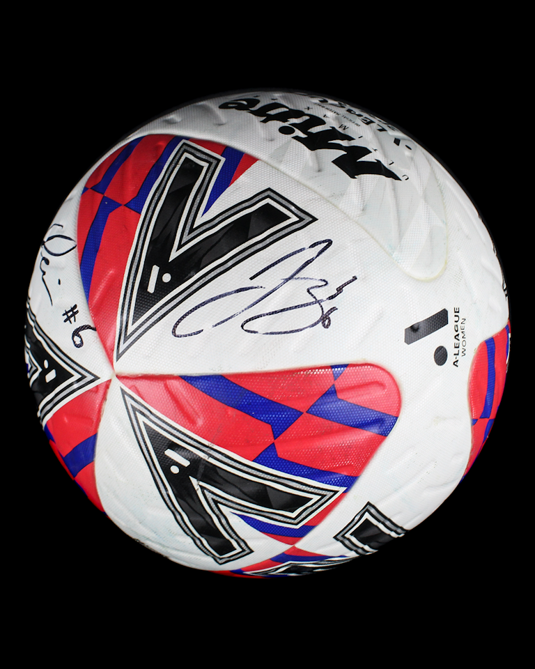 Newcastle Jets Women vs Western United Women | Signed match ball 
