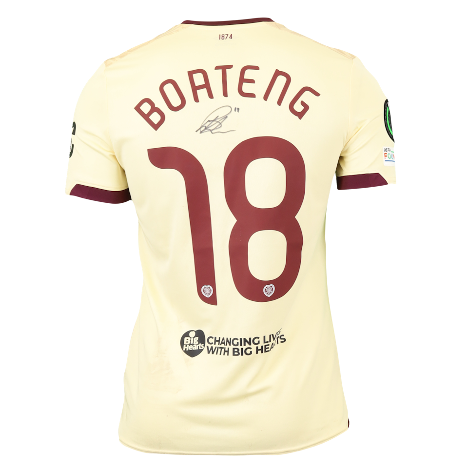 Malachi Boateng Heart of Midlothian shirt