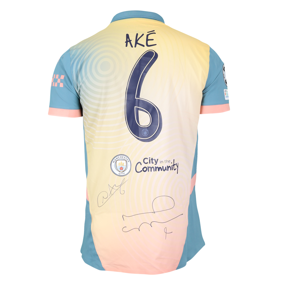 Nathan Ake & Noel Gallagher | Signed Shirt 