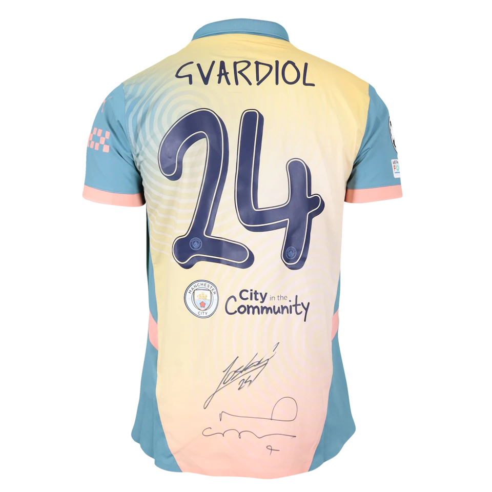 Josko Gvardiol & Noel Gallagher | Signed Shirt