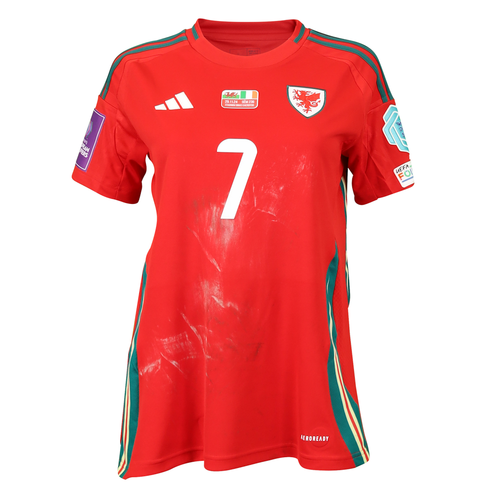 Ceri Holland Wales W shirt