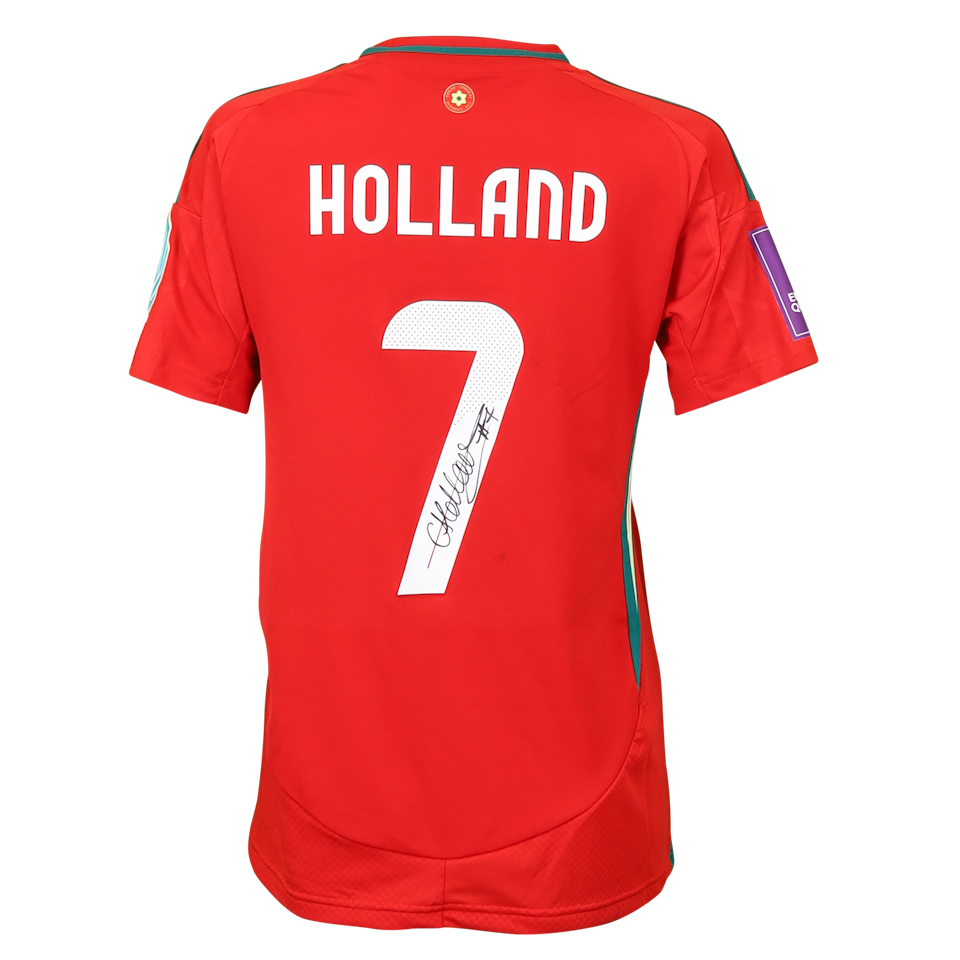 Ceri Holland Wales W shirt
