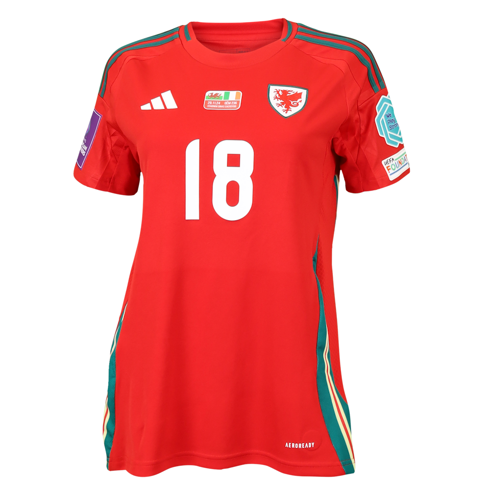 Wales W 팀의 Mared Griffiths 셔츠