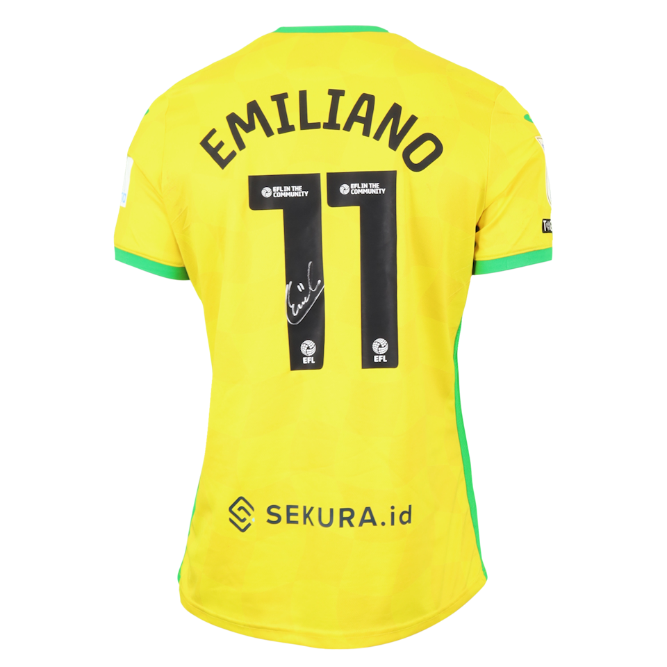 Emiliano Marcondes Camargo Hansen Norwich City shirt