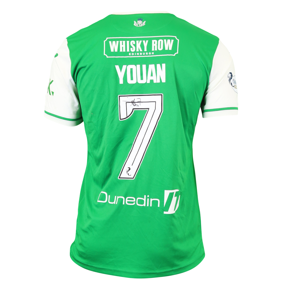 Elie Youan Hibernian shirt