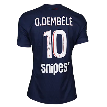 来自Paris Saint-Germain的Ousmane Dembélé球衣