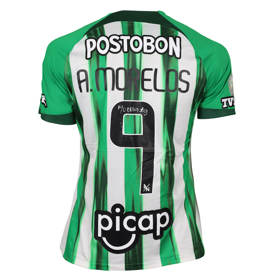 来自Atlético Nacional的Alfredo José Morelos Aviléz球衣