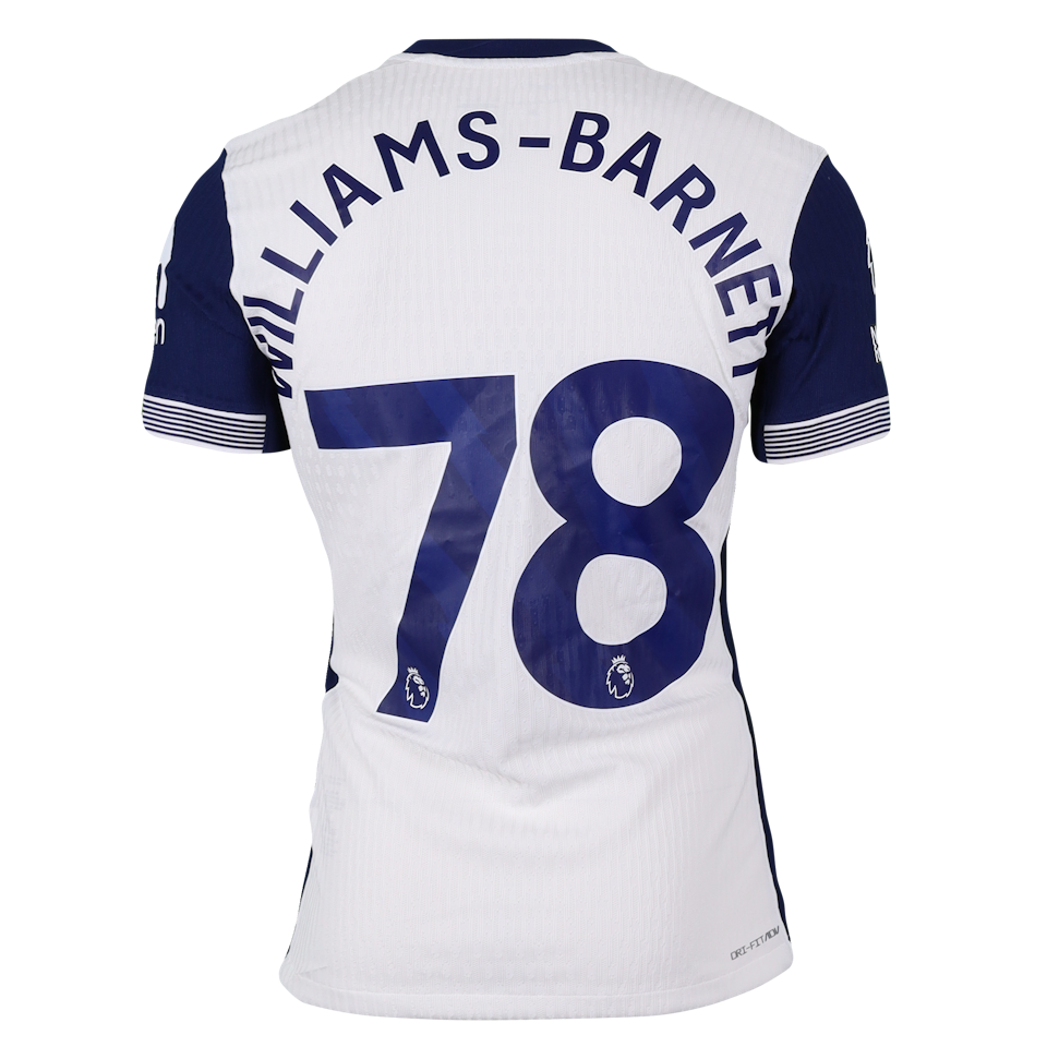 Luca Jamie Williams-Barnett Tottenham Hotspur shirt