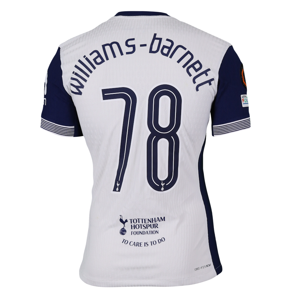 Tottenham Hotspur 팀의 Luca Jamie Williams-Barnett 셔츠