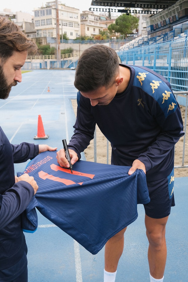 Nikos Kainourgios Athens Kallithea FC shirt