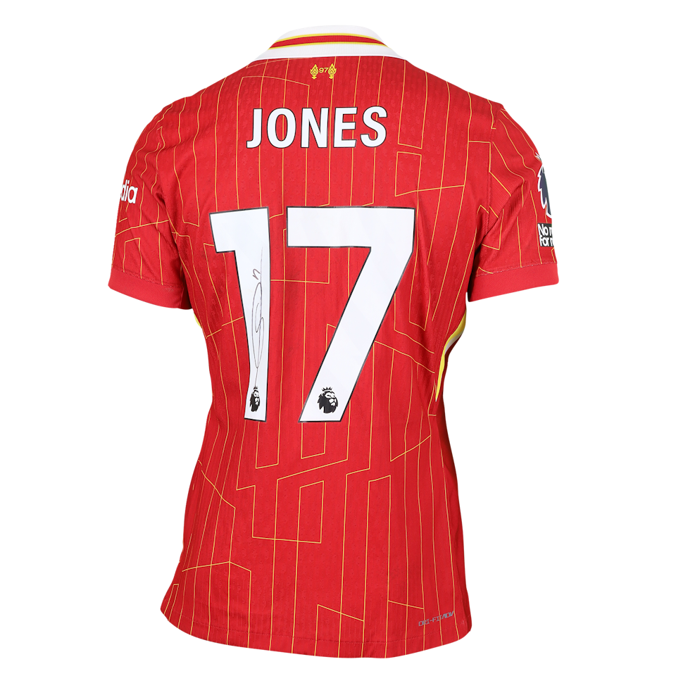 Curtis Jones Liverpool shirt