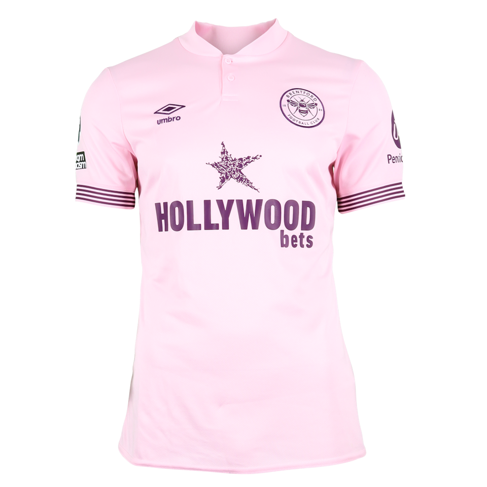 Mikkel Damsgaard Brentford shirt