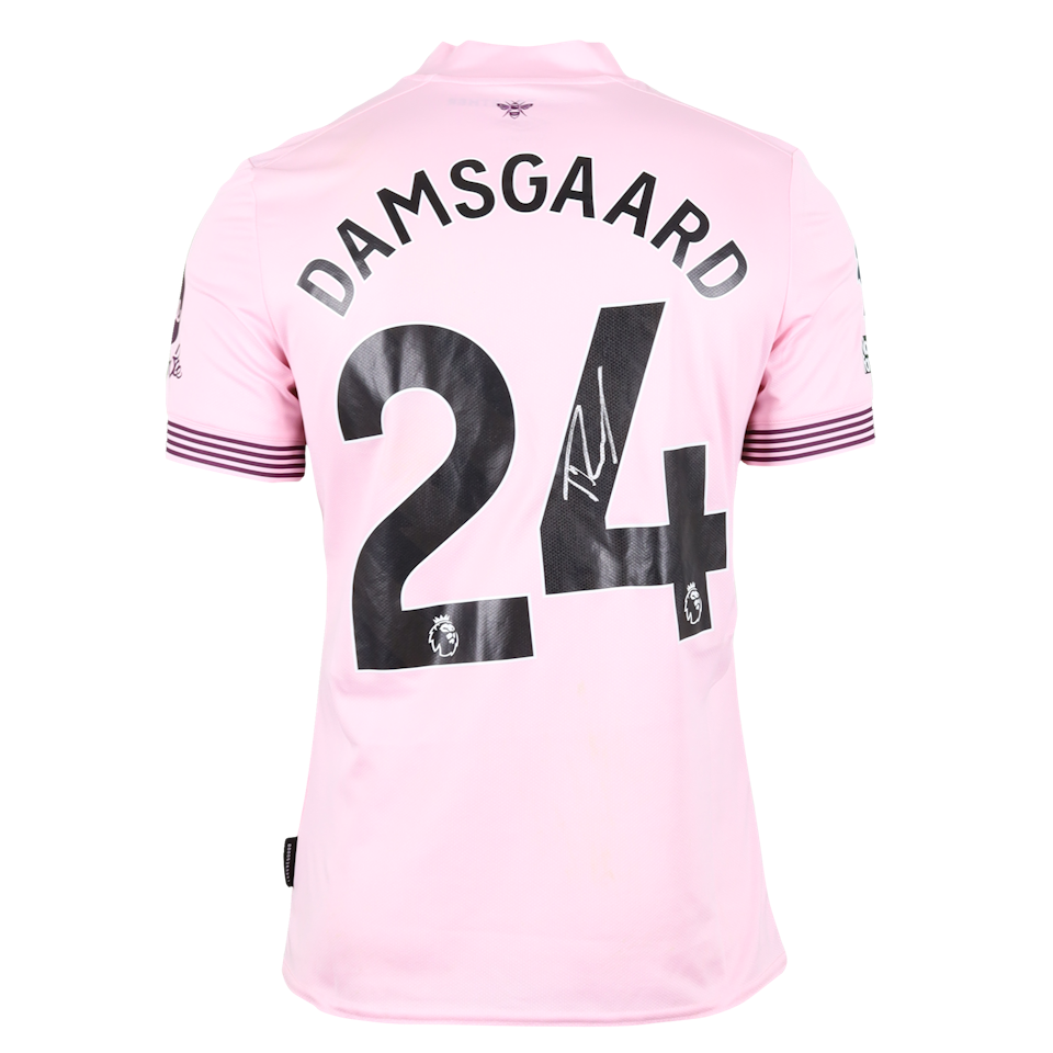 Mikkel Damsgaard Brentford shirt