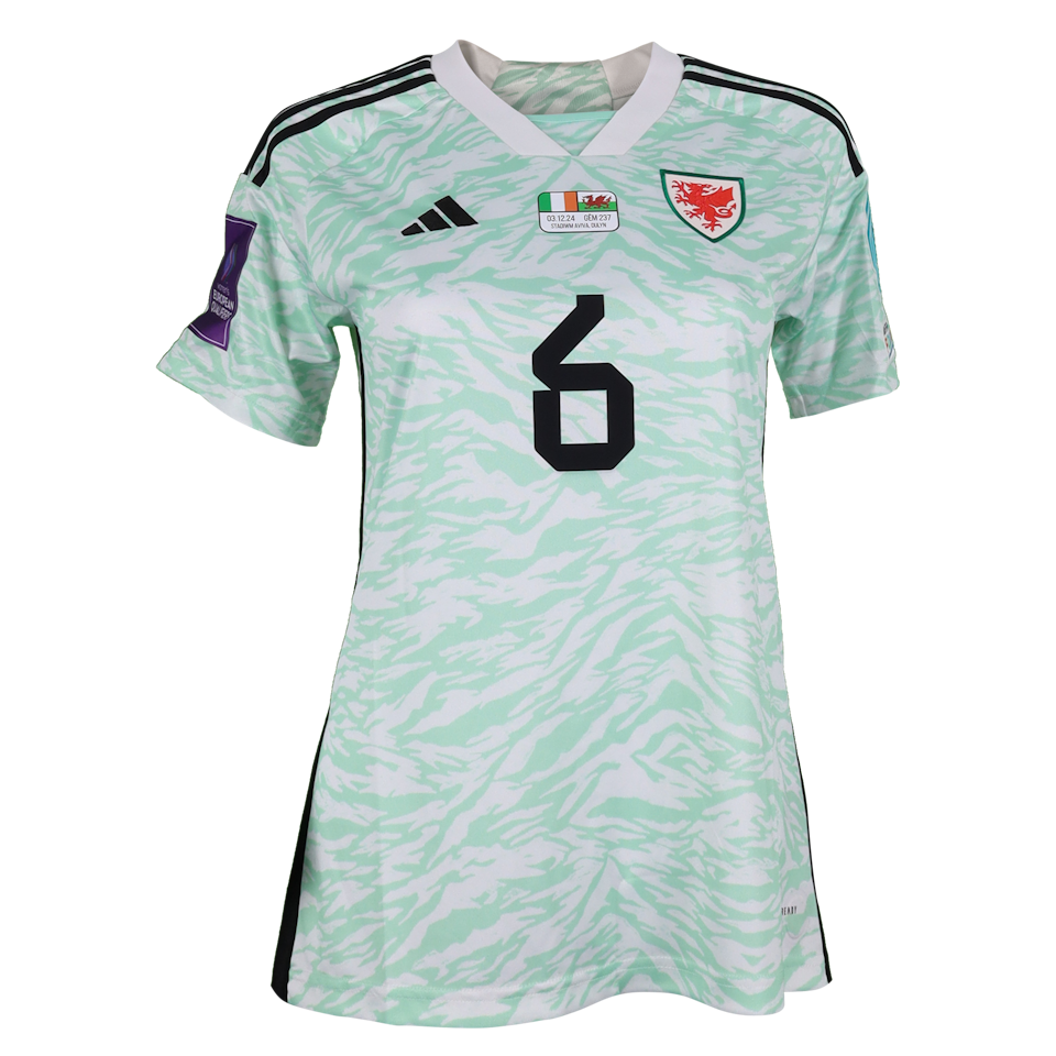 Josie Green Wales W jersey