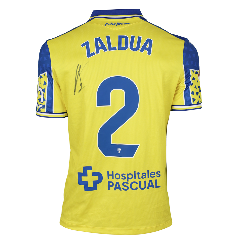 Joseba Zaldúa Bengoetxea Cádiz CF shirt