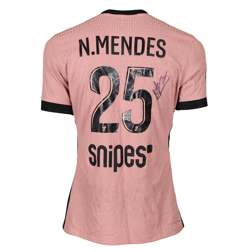 Nuno Mendes Paris Saint-Germain shirt