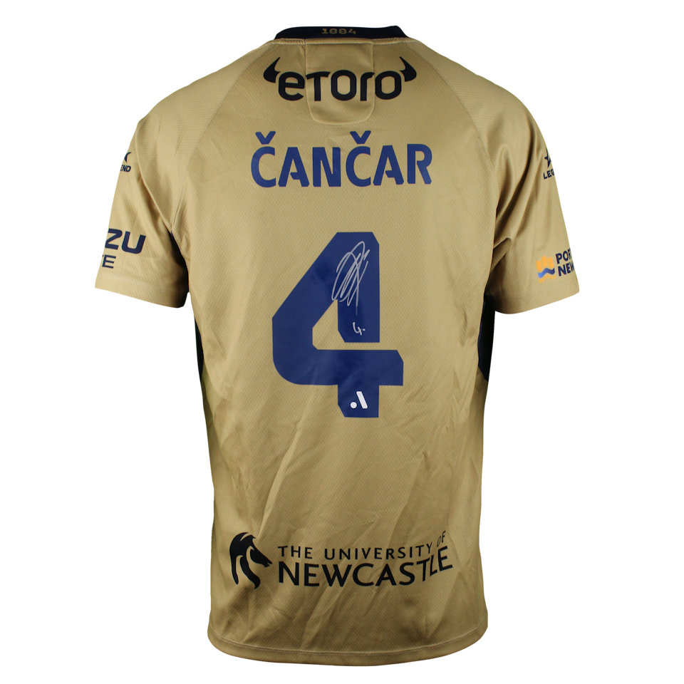 Phillip Cancar Newcastle Jets shirt