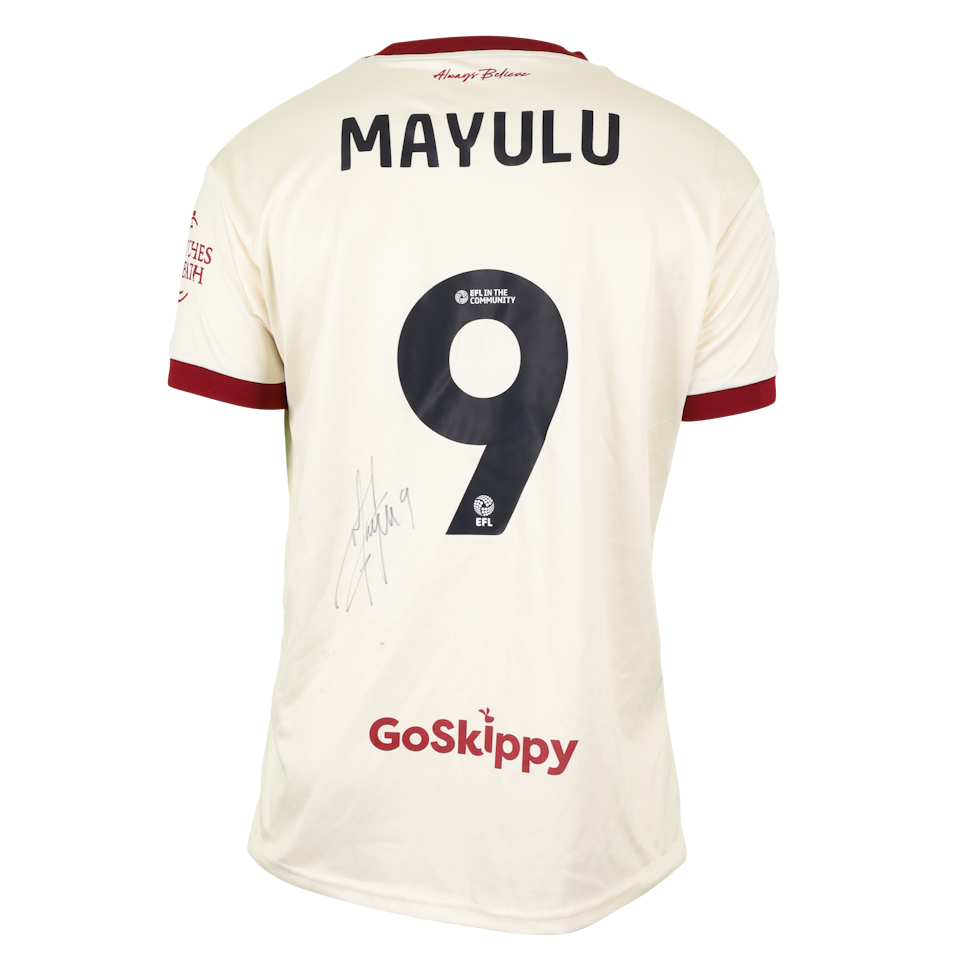 Fally Mayulu Bristol City shirt