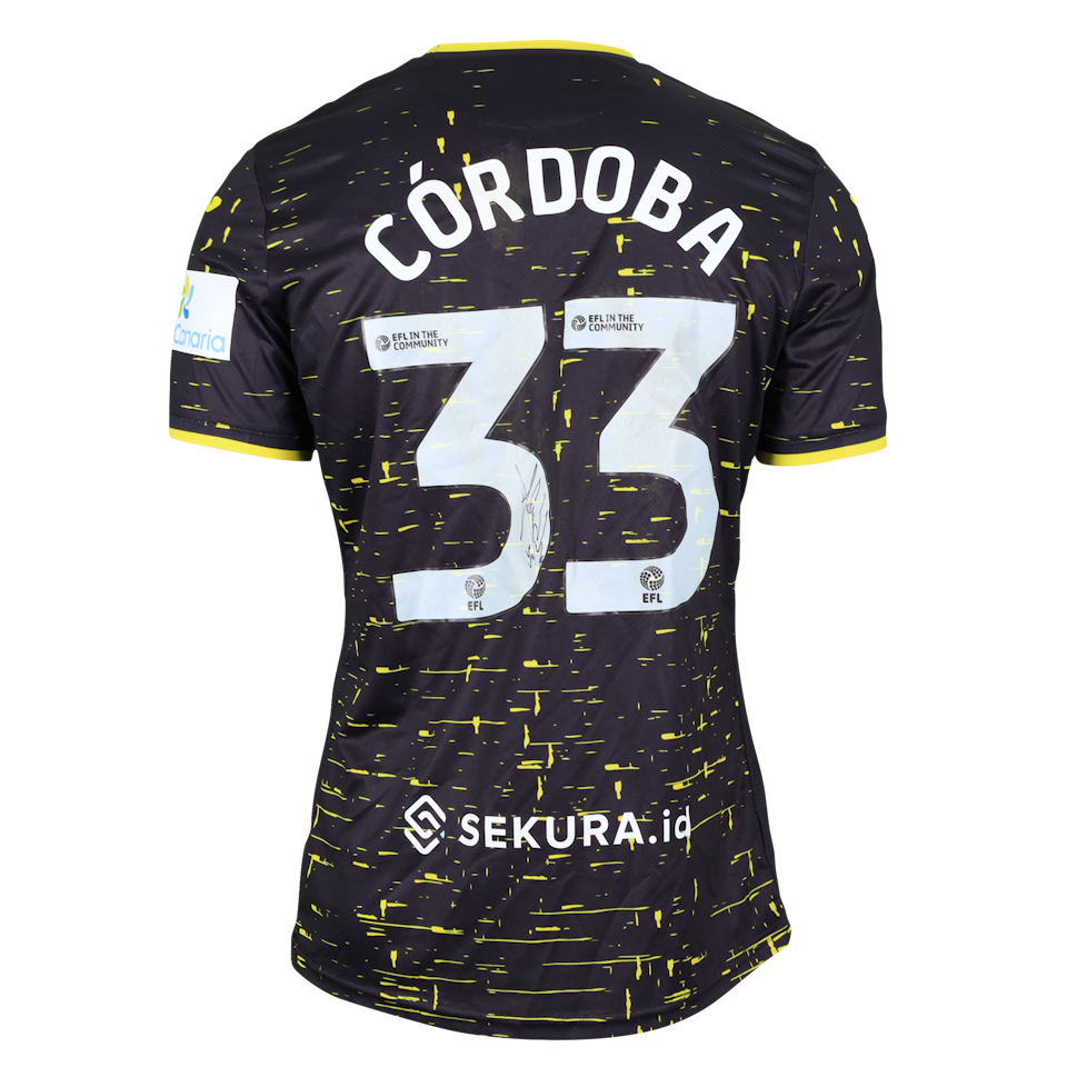 José Cordoba Chambers Norwich City shirt