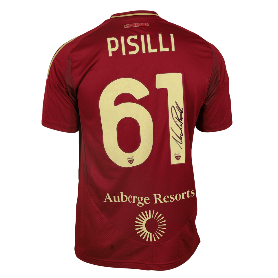 Niccolò Pisilli AS Roma shirt
