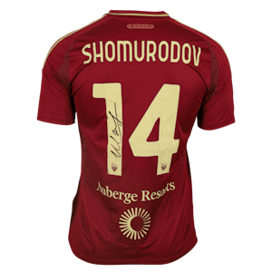 Eldor Shomurodov AS Roma shirt