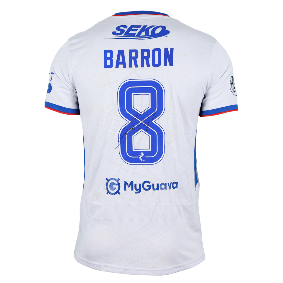 Connor Barron Rangers jersey