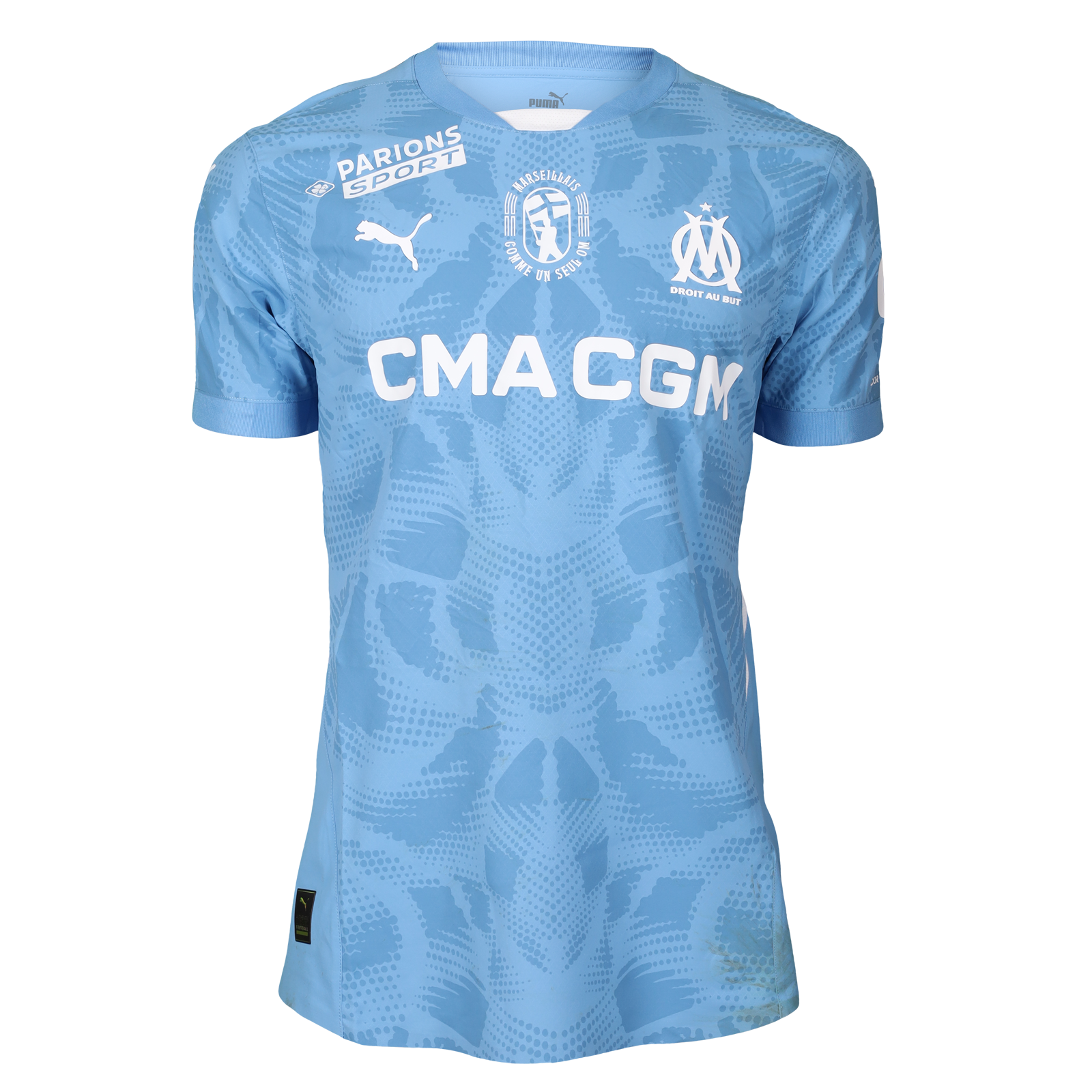 マルセイユ サイン入りユニフォーム額装 ジョルダン・アイェウ