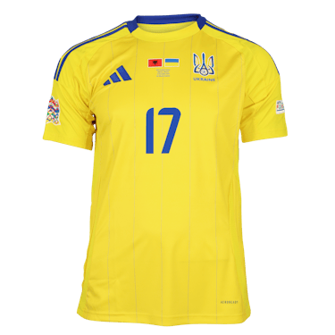 Ukraine 팀의 Oleksandr Zinchenko 셔츠